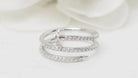 Bague Cartier Juste un Clou en or blanc et diamants - Castafiore