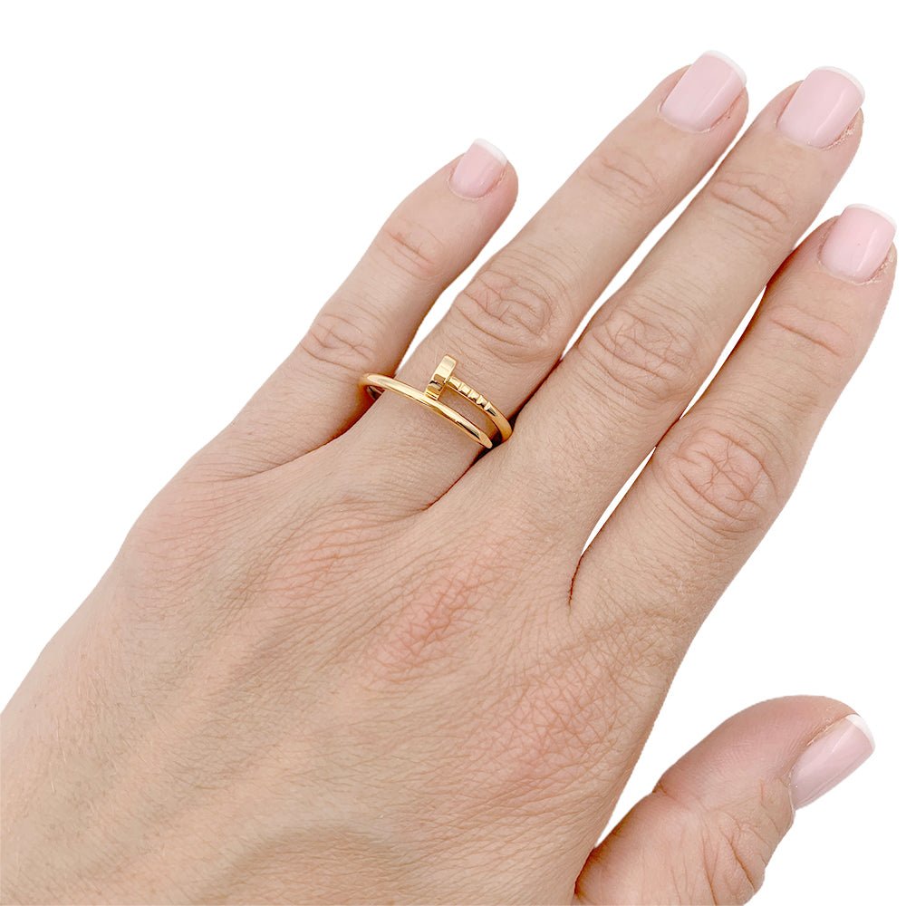 Bague CARTIER “Juste un Clou” en or jaune - Castafiore