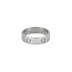 Bague CARTIER Love classique en or blanc - Castafiore