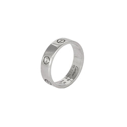 Bague CARTIER Love classique en or blanc - Castafiore
