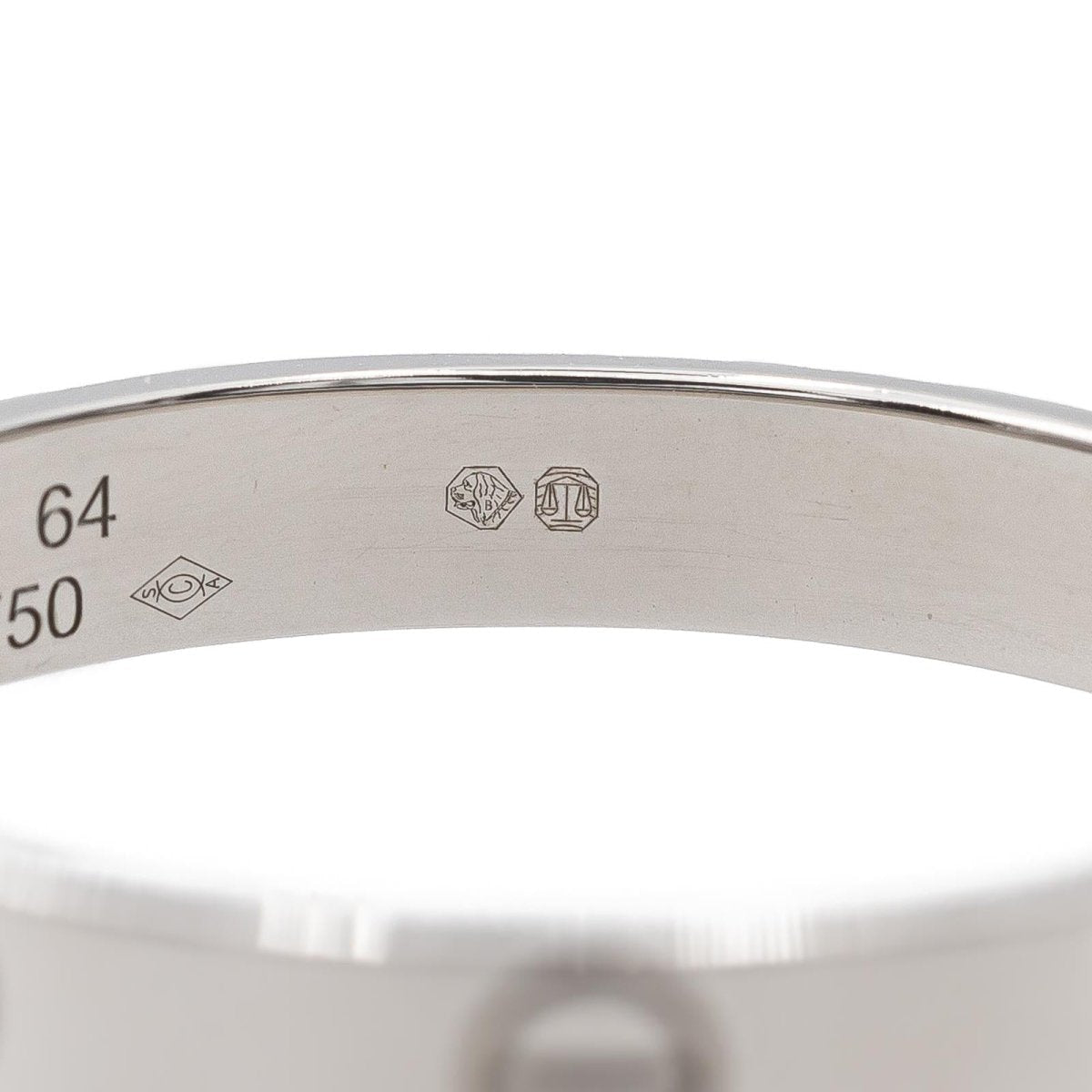 Bague CARTIER "Love" en or blanc - Castafiore