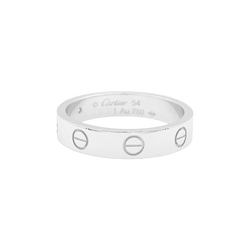 Bague Cartier "Love" en or blanc, diamant. - Castafiore