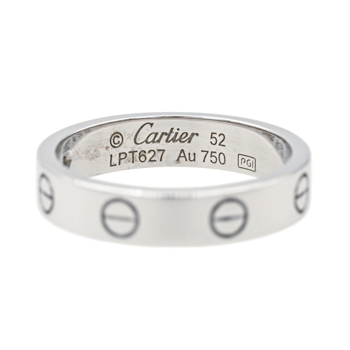 Bague CARTIER, "Love" en or blanc et diamant - Castafiore
