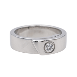 Bague CARTIER "Love" en or blanc et diamant - Castafiore