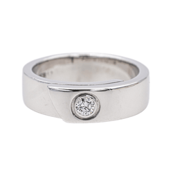 Bague CARTIER "Love" en or blanc et diamant - Castafiore