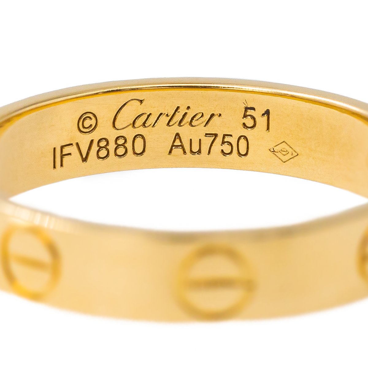 Bague CARTIER "Love" en or jaune - Castafiore