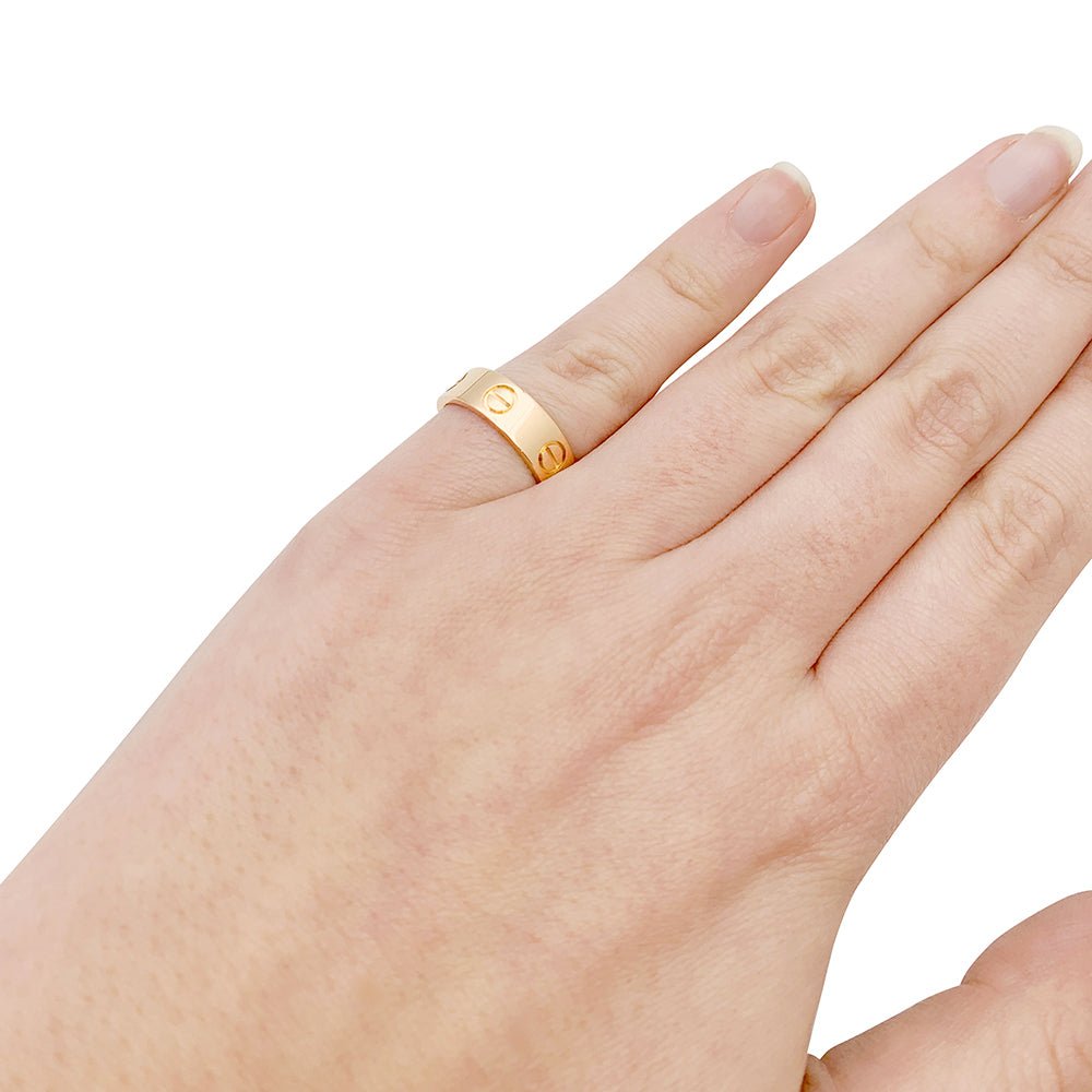 CARTIER “Love” ring in pink gold – Castafiore