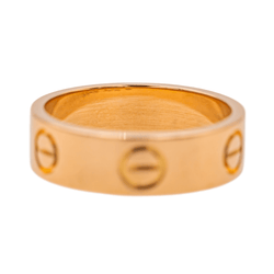 Bague Cartier Love en or rose - Castafiore