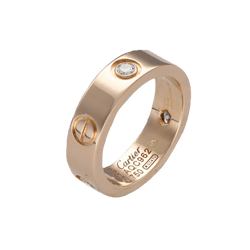 Bague CARTIER "Love" en or rose et diamants - Castafiore