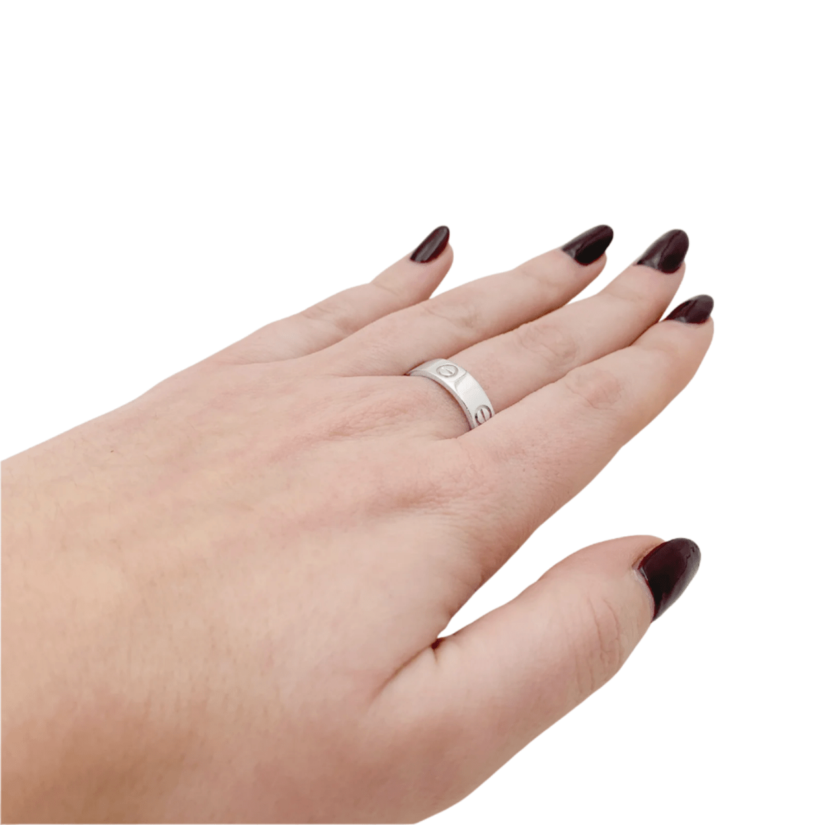 Bague Cartier "Love" en platine. - Castafiore