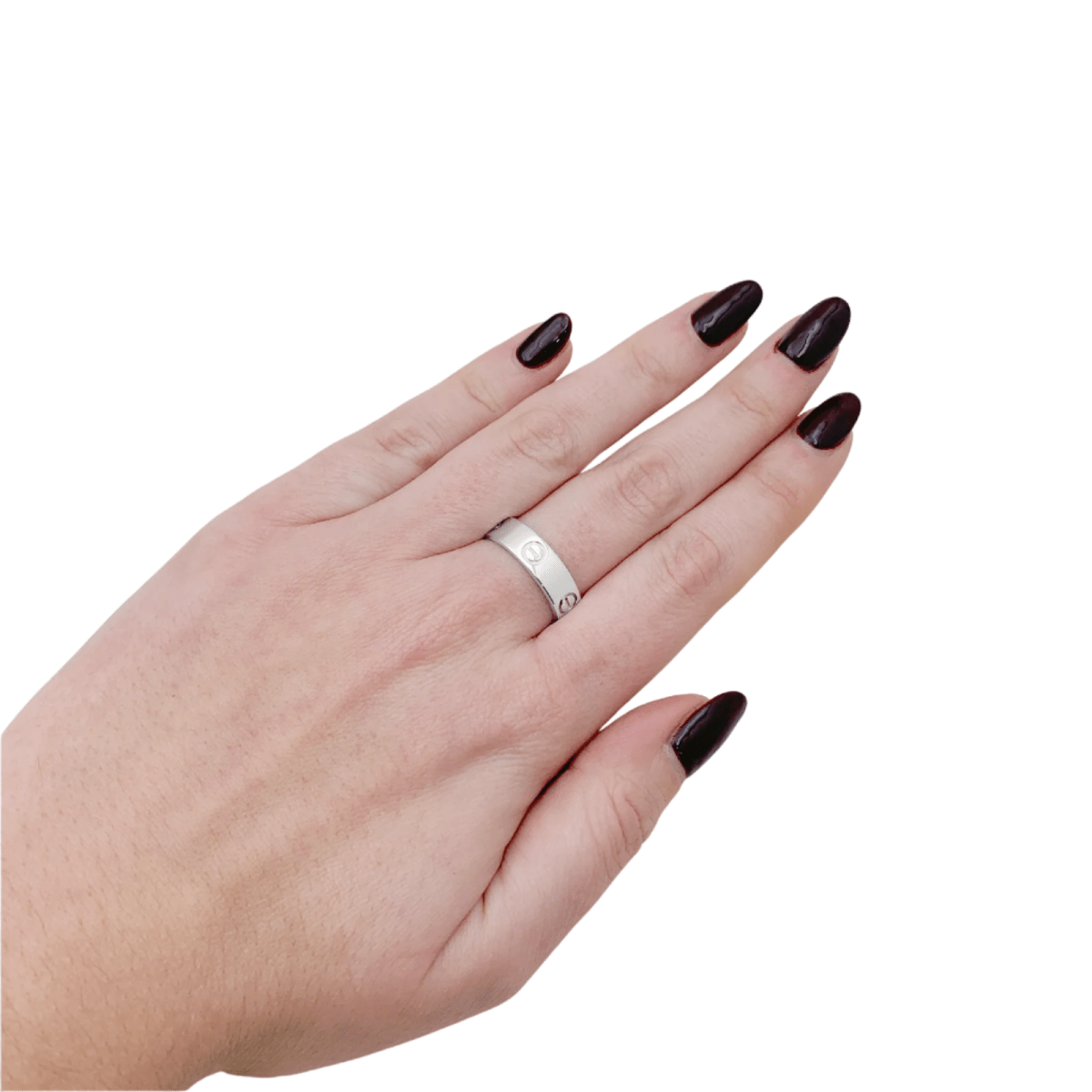 Bague Cartier "Love" en platine. - Castafiore