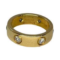 Bague CARTIER Love grand modèle en or jaune et diamants - Castafiore