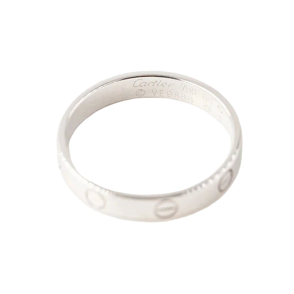 Bague CARTIER "Love" PM en or blanc - Castafiore