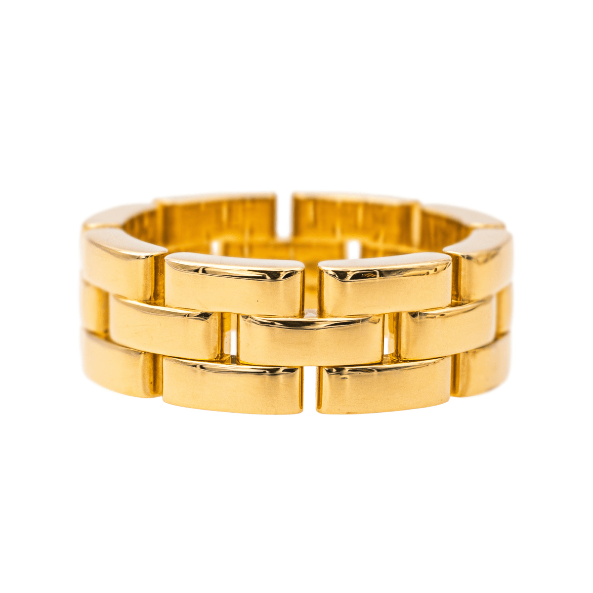 Bague Cartier, "Maillon Panthère" en or jaune - Castafiore