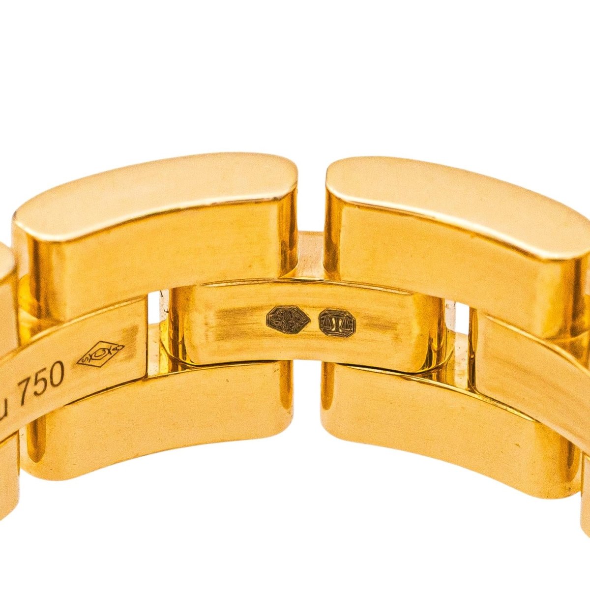 Bague Cartier, "Maillon Panthère" en or jaune - Castafiore