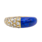 Bague CARTIER "Mimi" en or jaune, Lapis Lazuli et dliamants - Castafiore