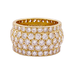 Bague CARTIER "Nigeria" en or jaune et diamants - Castafiore