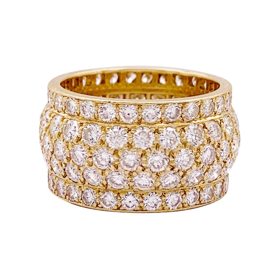 Bague CARTIER "Nigeria" en or jaune et diamants - Castafiore