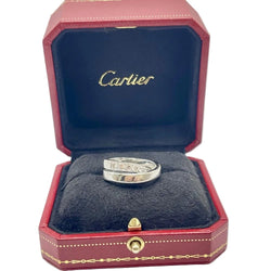 Bague CARTIER "Nouvelle Vague" en or blanc et diamants - Castafiore