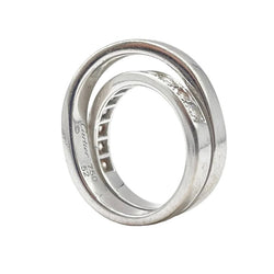 Bague CARTIER "Nouvelle Vague" en or blanc et diamants - Castafiore