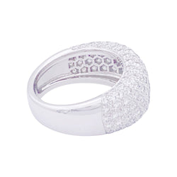 Bague CARTIER "Nouvelle Vague" en or blanc et diamants - Castafiore