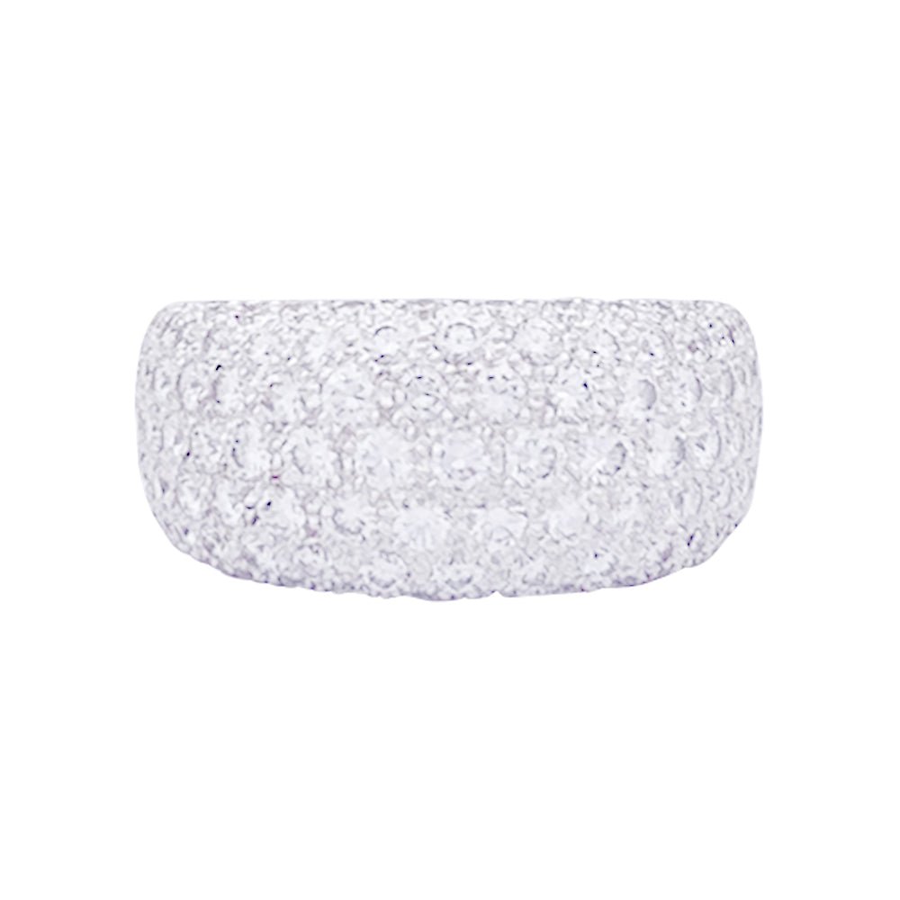 Bague CARTIER "Nouvelle Vague" en or blanc et diamants - Castafiore