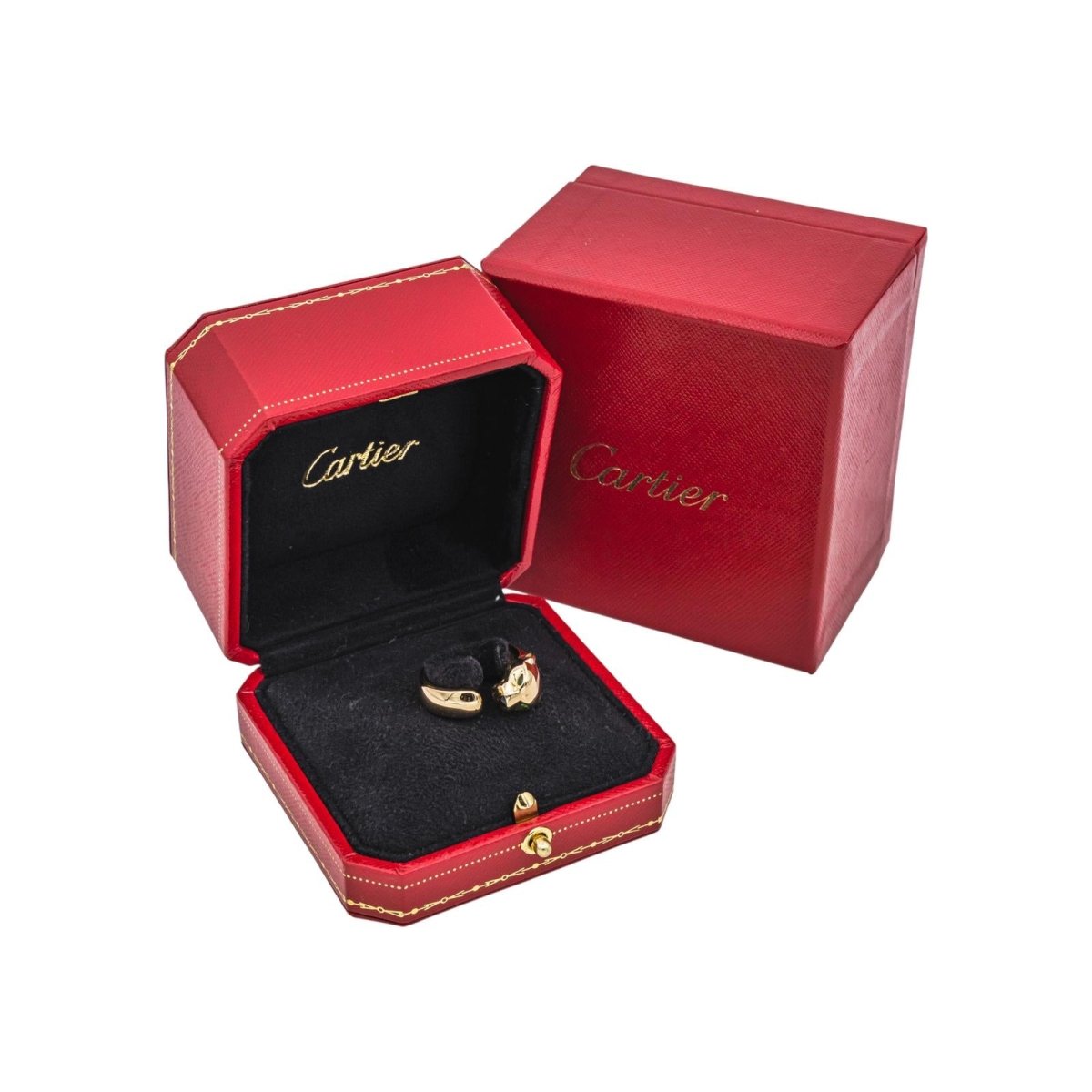 Cartier Ring Panther Yellow gold Tsavorite