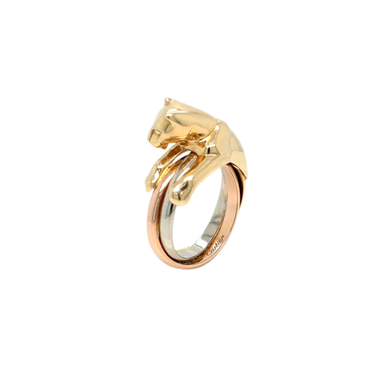 Bague CARTIER "Panthère" Trinity en or Panthère - Castafiore