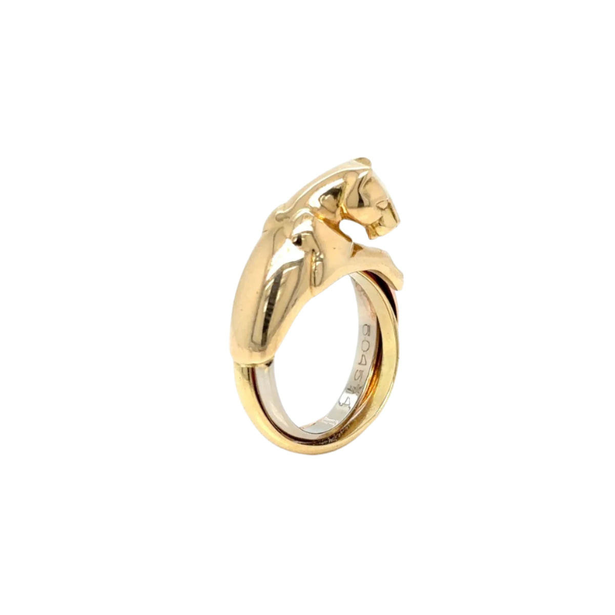 Bague CARTIER "Panthère" Trinity en or Panthère - Castafiore