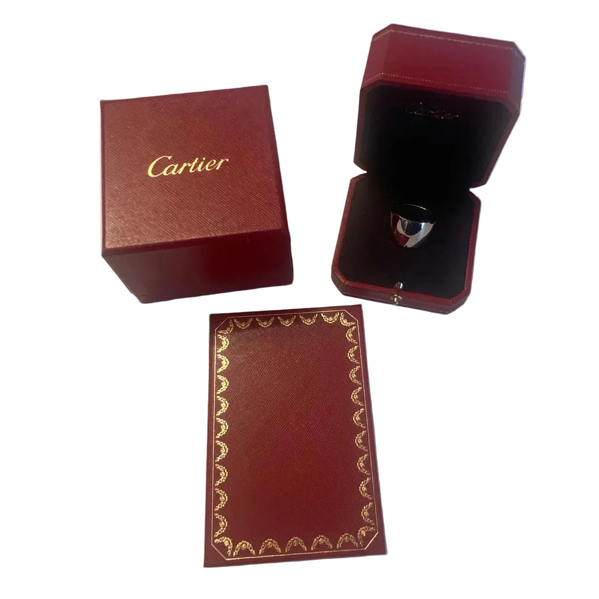 Bague CARTIER "Santos Dumont" en or blanc - Castafiore