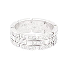 Bague CARTIER "Tank Française" en or blanc et diamant - Castafiore