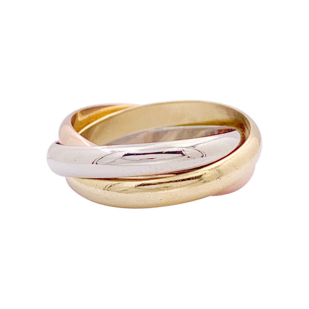 Bague Cartier, "Trinity Classique", trois ors. - Castafiore