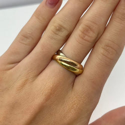 Bague CARTIER Trinity en or jaune, or blanc et or rose - Castafiore