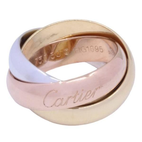 Bague CARTIER "Trinity, en or jaune, or blanc et or rose - Castafiore