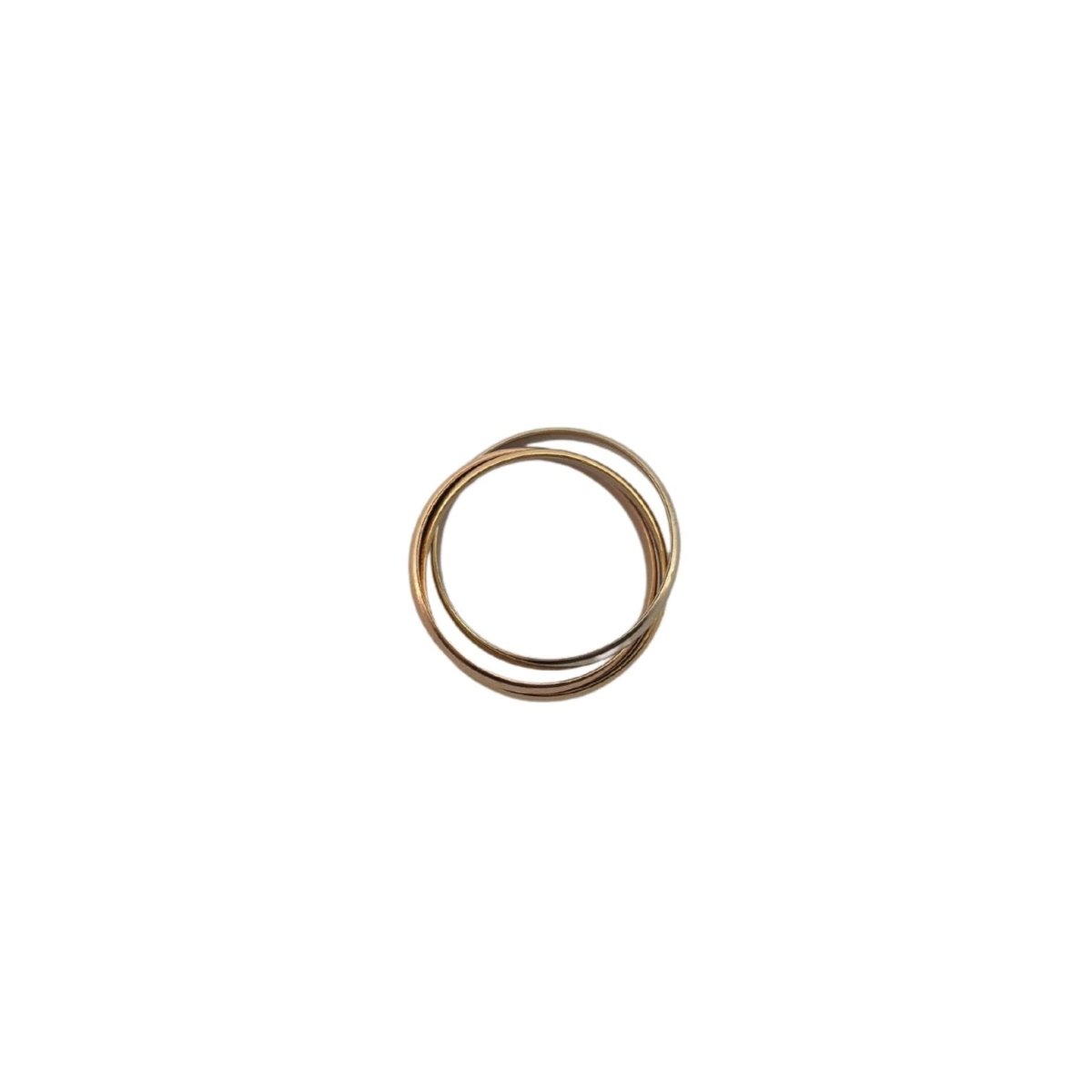 Bague CARTIER Trinity en or jaune, or blanc et or rose - Castafiore