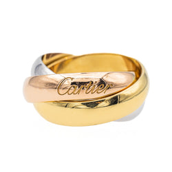 Bague CARTIER "Trinity" en ors jaune, blanc et rose - Castafiore