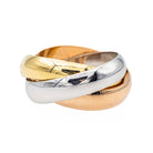 Bague CARTIER "Trinity" en ors jaune, blanc et rose - Castafiore