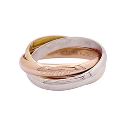 Bague Cartier "Trinity" en trois ors - Castafiore