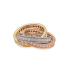 Bague CARTIER "Trinity" en trois ors et diamants - Castafiore