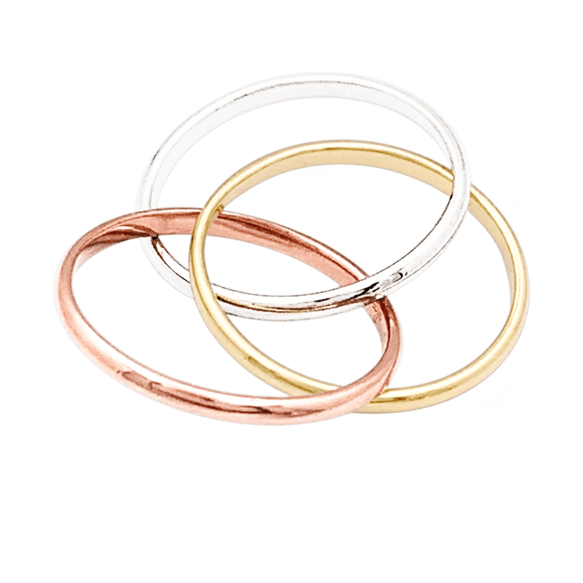 Bague CARTIER "Trinity" PM en or blanc, or jaune et or rose - Castafiore