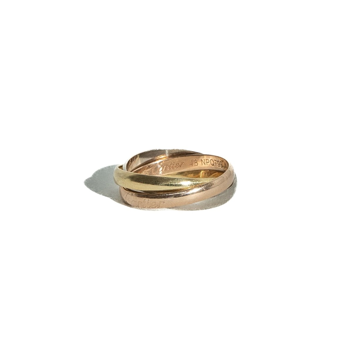 Bague CARTIER "Trinity" PM en trois ors - Castafiore