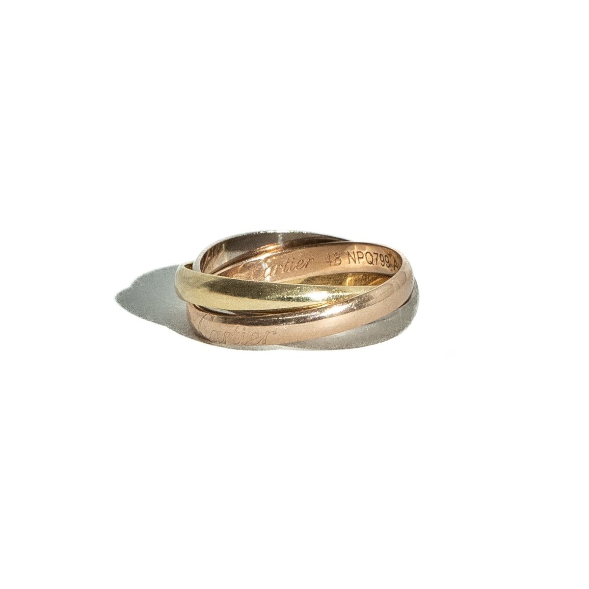 Bague CARTIER "Trinity" PM en trois ors - Castafiore