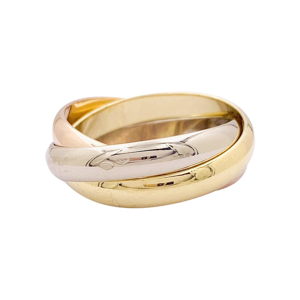 Bague Cartier "Trinity" trois ors. - Castafiore