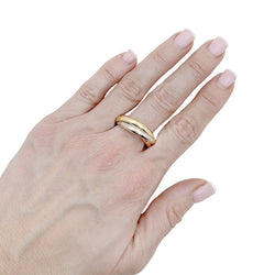 Bague Cartier "Trinity" trois ors. - Castafiore