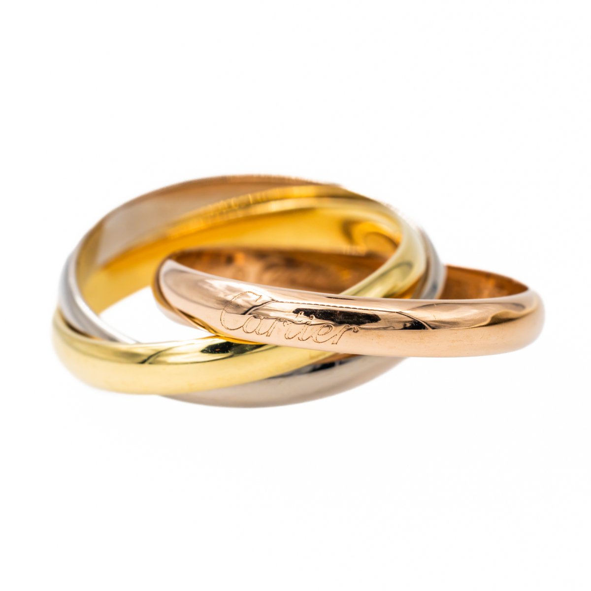 Bague CARTIER "Trinity" trois ors - Castafiore