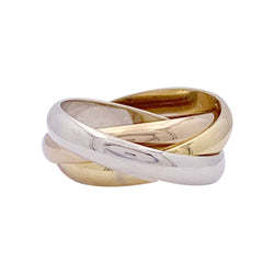 Bague CARTIER "Trinity", trois ors - Castafiore