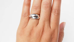 Bague CARTIER vintage Or Amour et Trinity en or blanc - Castafiore