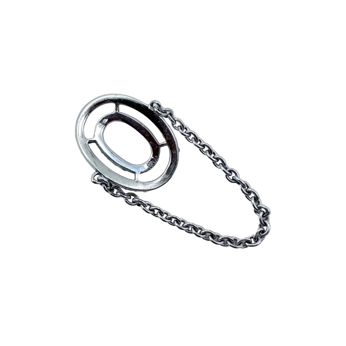 Bague Chaîne en or blanc et diamants - Castafiore