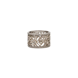 Bague CHANEL "Camélia Fil" en or blanc et diamants - Castafiore