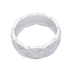 Bague CHANEL “Coco Crush” en or blanc et diamants - Castafiore